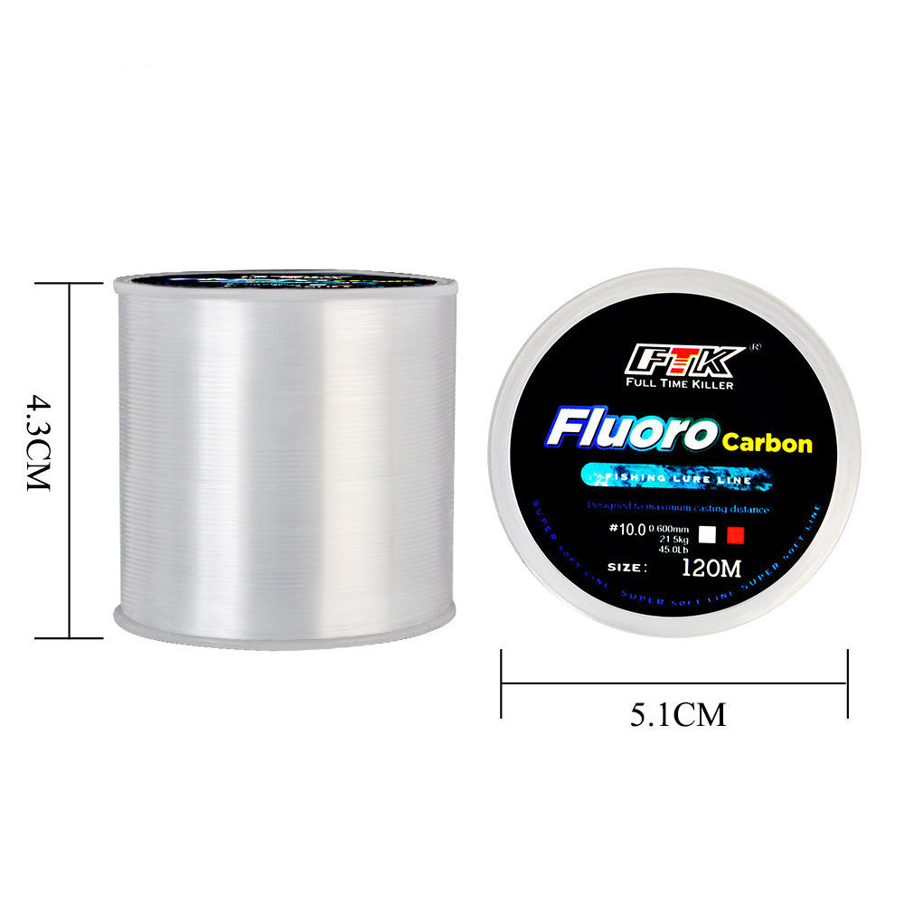 Fir Nylon Fluorocarbon 120M pentru Pescuit